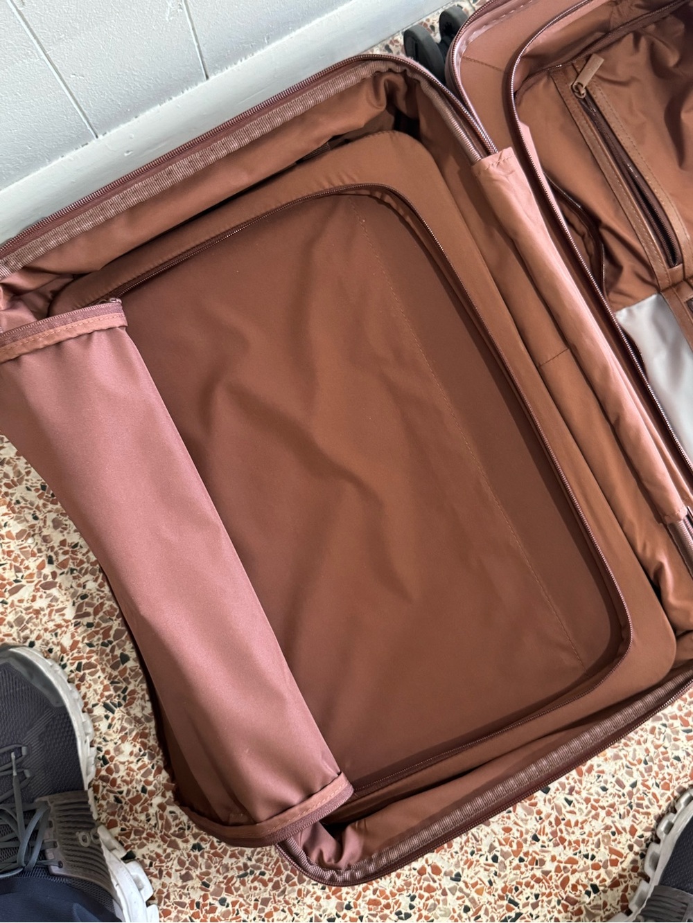 BEIS Compact Carry-On Spinner in Chocolate Brown - Picture 10 of 12
